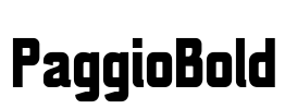 PaggioBold Font Image
