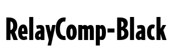 RelayComp-Black Font Image