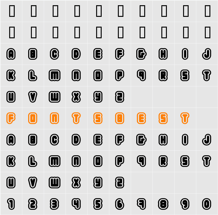 22 03 Character Map