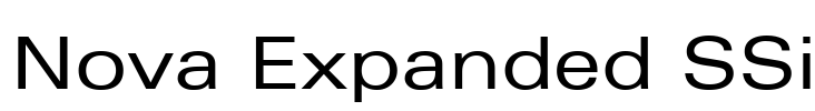 Nova Expanded SSi Font Image