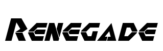 Renegade Font Image