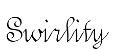 Swirlity Font Image