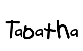Tabatha Font Image