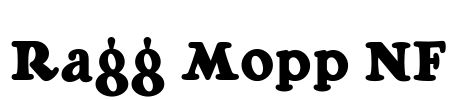 Ragg Mopp NF Font Image