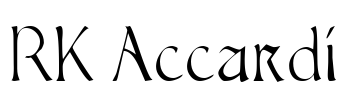 RK Accardi Font Image