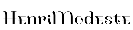 HenriModeste Font Image