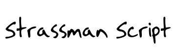 Strassman Script Font Image