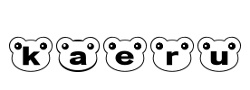 kaeru Font Image