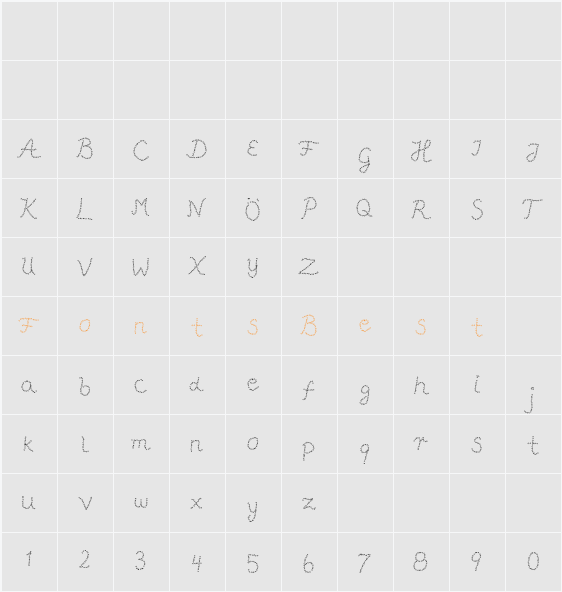 Pffft Character Map