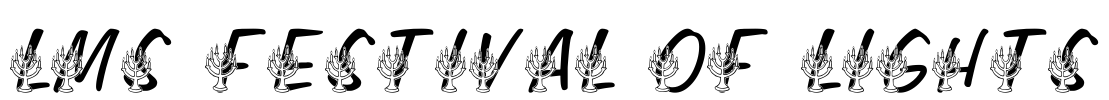 LMS Festival of Lights Font Image