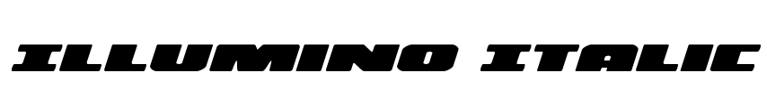 Illumino Italic Font Image