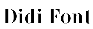 Didi Font