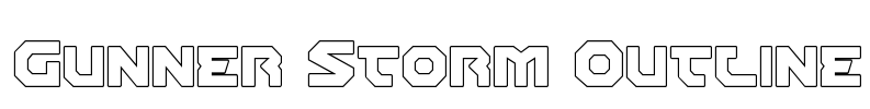 Gunner Storm Outline