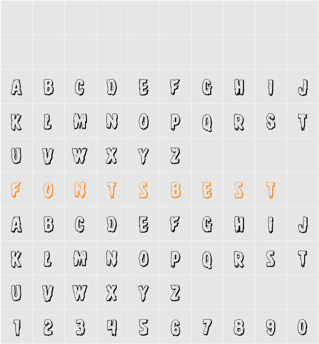 Dire Wolf 3D Character Map