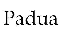 Padua Font Image