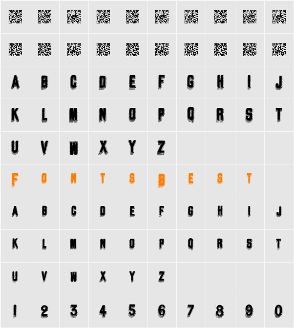 StandardHeader Character Map