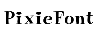 PixieFont Font Image