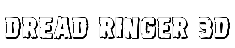 Dread Ringer 3D Font Image