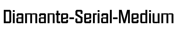 Diamante-Serial-Medium Font Image