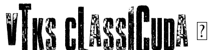 Vtks Classicuda 3 Font Image