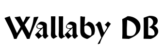 Wallaby DB Font Image