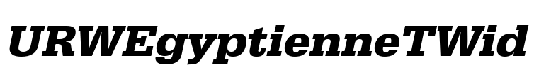 URWEgyptienneTWid Font Image