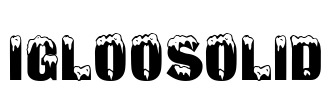 IglooSolid Font Image