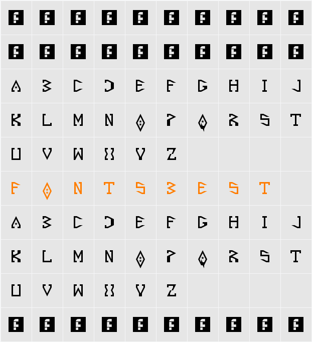 Starscraper Character Map