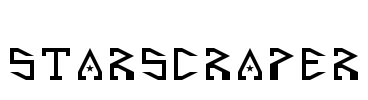 Starscraper Font Image