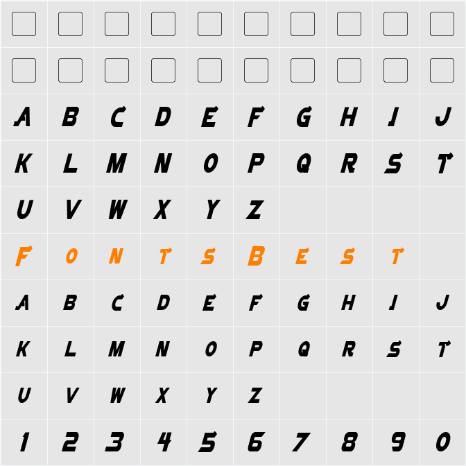 Vector Sigma Condensed Character Map