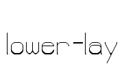 lower-lay Font Image