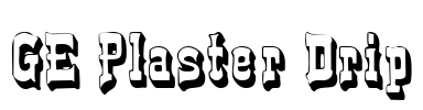 GE Plaster Drip