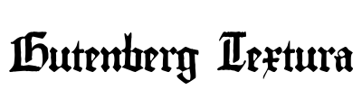 Gutenberg Textura