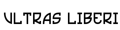Ultras Liberi Font Image