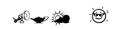 LightBats Font Image