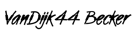 VanDijk44 Becker