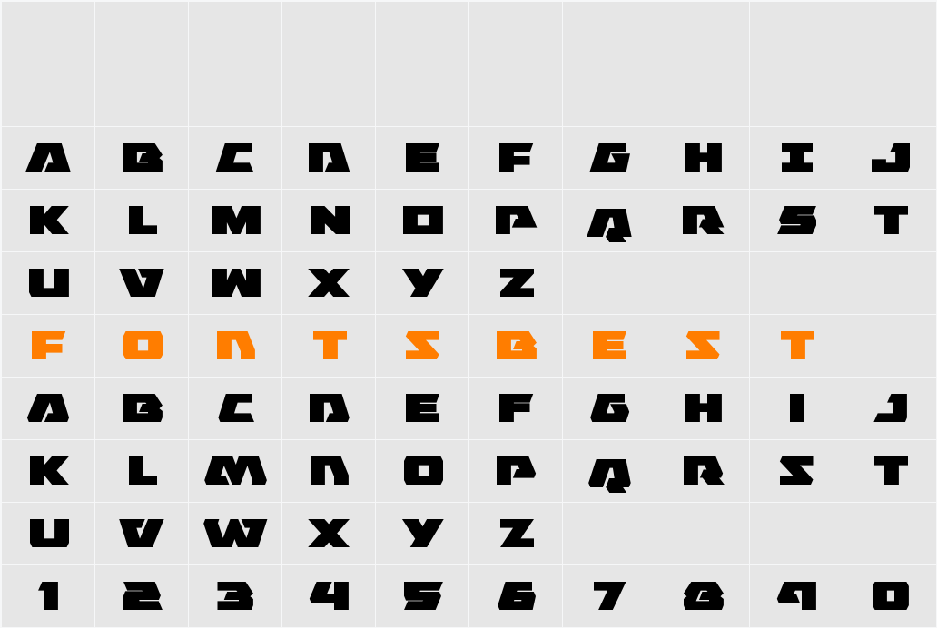Eagle Strike Expanded Character Map