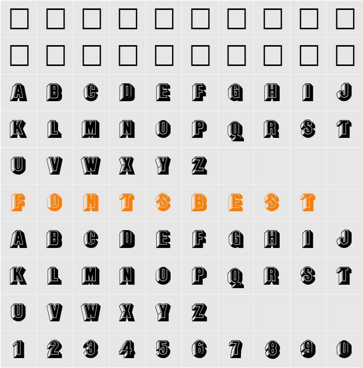 SANDEEP Character Map