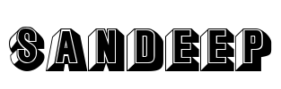 SANDEEP Font Image