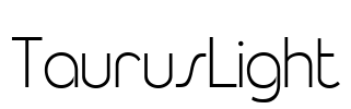 TaurusLight Font Image