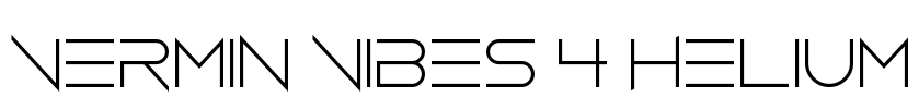 Vermin Vibes 4 Helium Font Image