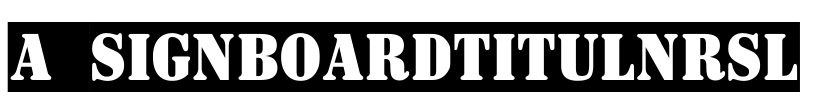 a_SignboardTitulNrSl Font Image