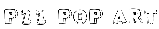 P22 Pop Art Font Image