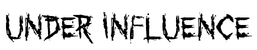 Under Influence Font Image