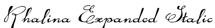 Rhalina Expanded Italic