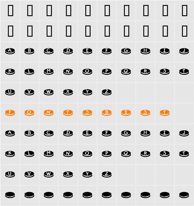 KR Dunkers Character Map