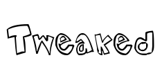Tweaked Font Image