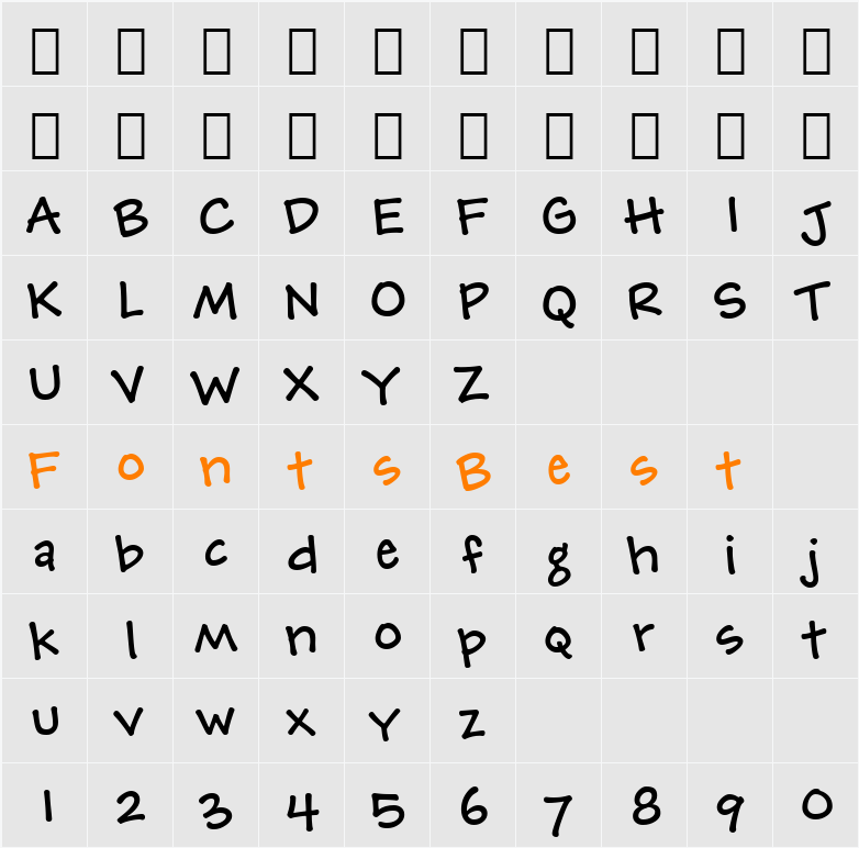 FM Falling Leaves Moon BT Character Map
