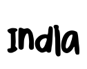 India Font Image