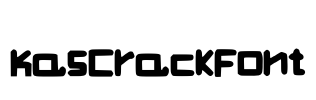 KasCrackFont Font Image